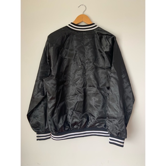 Vintage Cardinal Bomber Jacket Mens Unisex XL Black - Picture 4 of 8